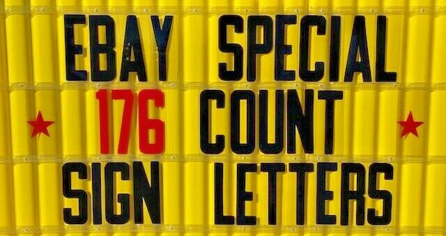 New 8&Prime; Changeable Flexible Plastic Letters for Outdoor Portable Signs