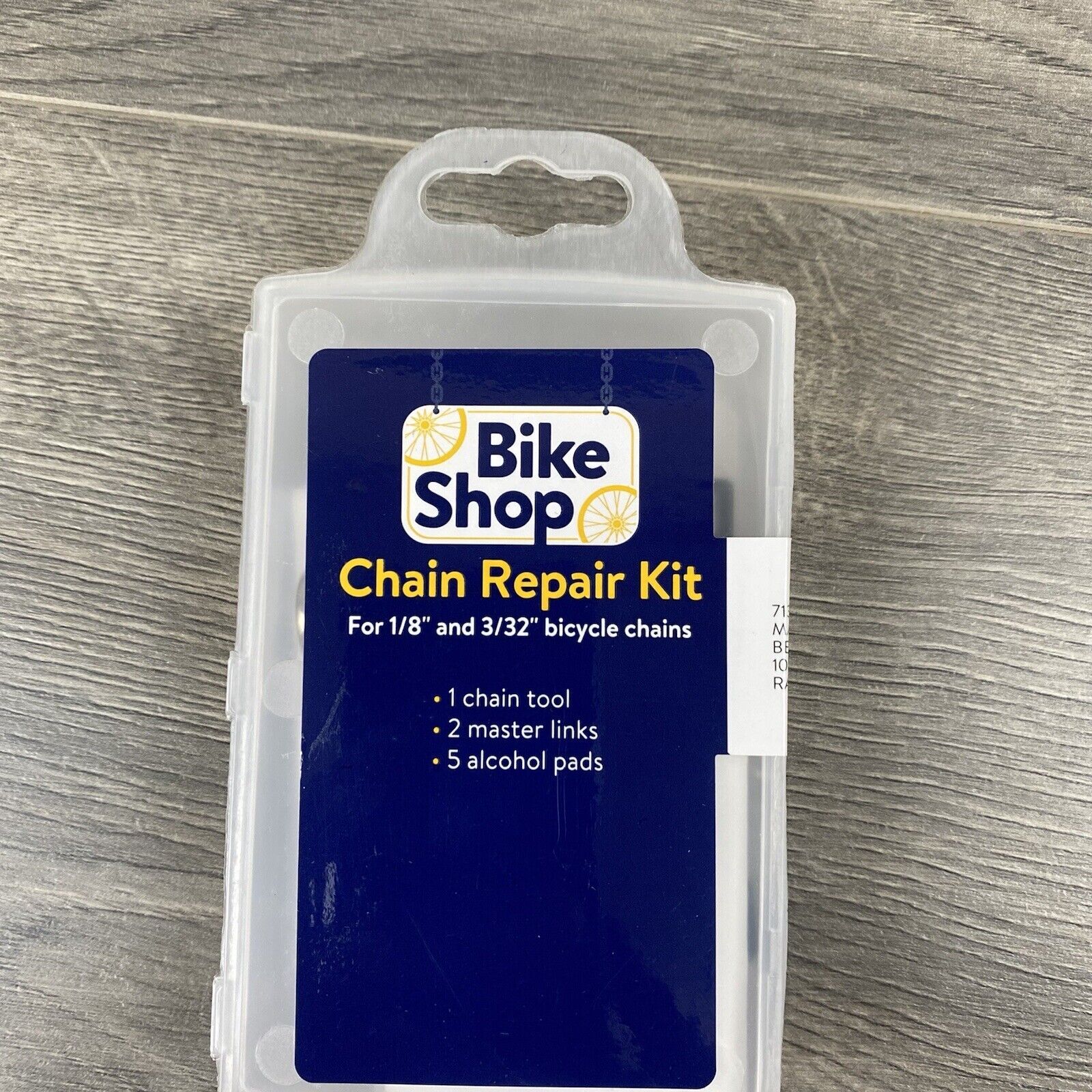 Bike Shop 12 pc Bike Chain Repair Kit 1 Chain Tool 2 Master Links 5 Alcohol Pads