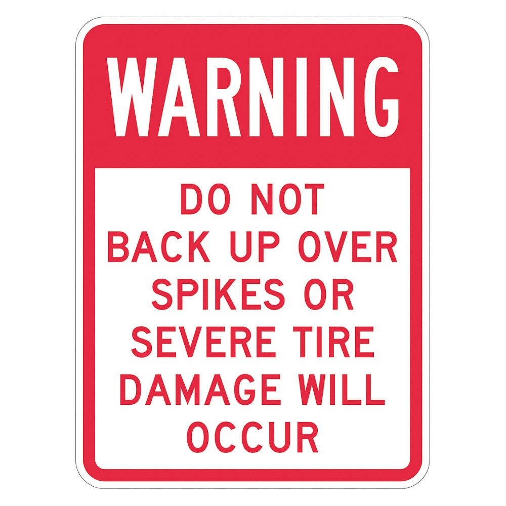 LYLE T1-1407-HI_12x18 Rflctv Accdnt Prevent Warn Sign,18x12in 449D27