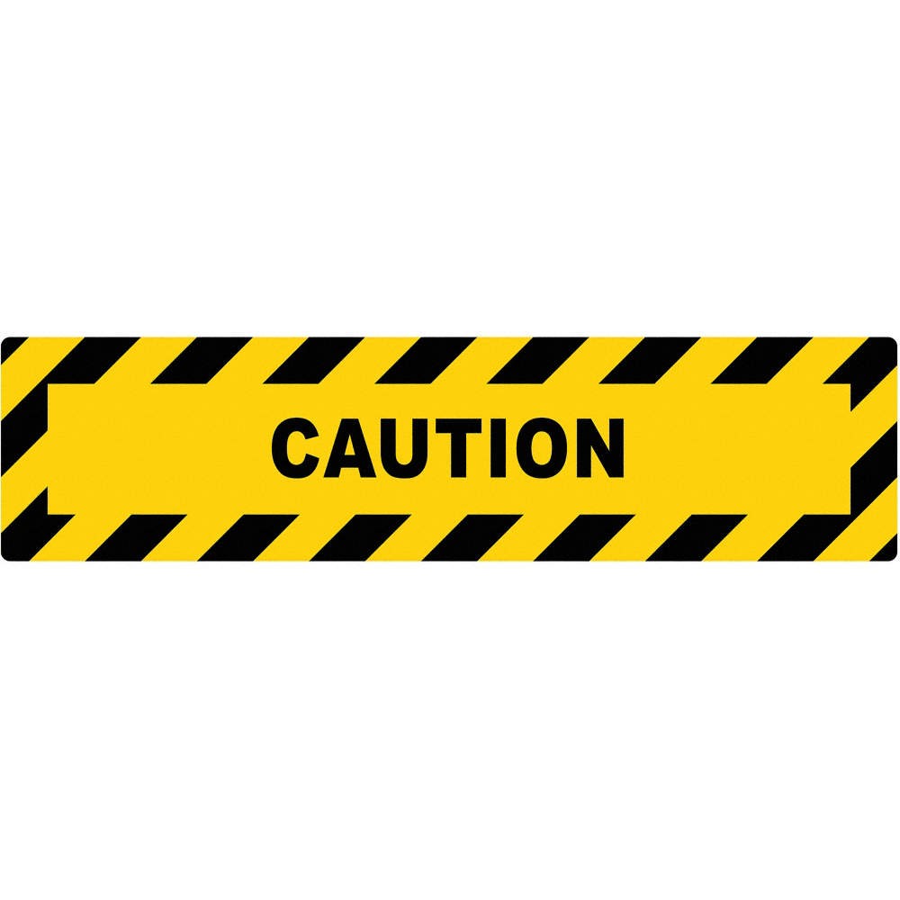 STRANCO INC FS-624-207 Anti-Slip Floor Sign,6 in x 24 in,Vinyl 484P35