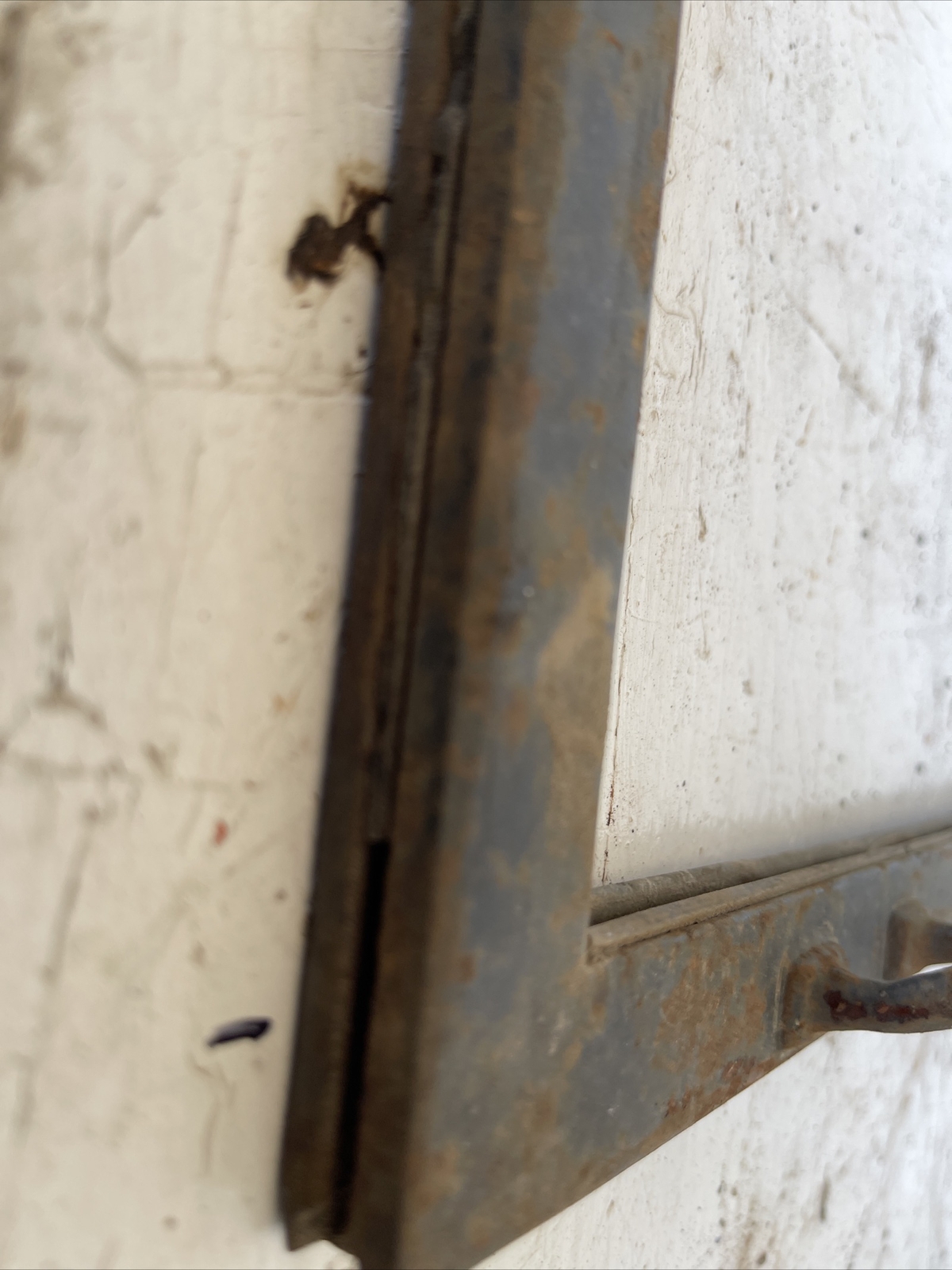 Vintage Windshield Frame with Hinge & Handles 41&Prime; x 9.5&Prime;