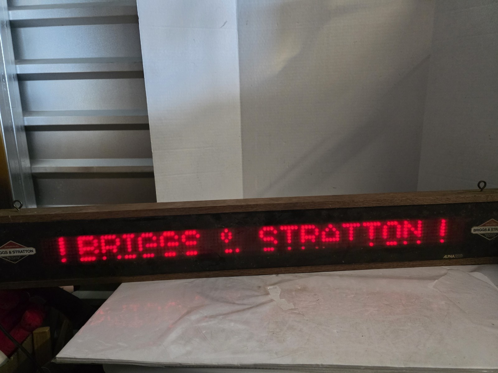 1984 Adaptive Micro Systems Alpha 220 Message Display Sign Digital Scrolling 46&Prime;