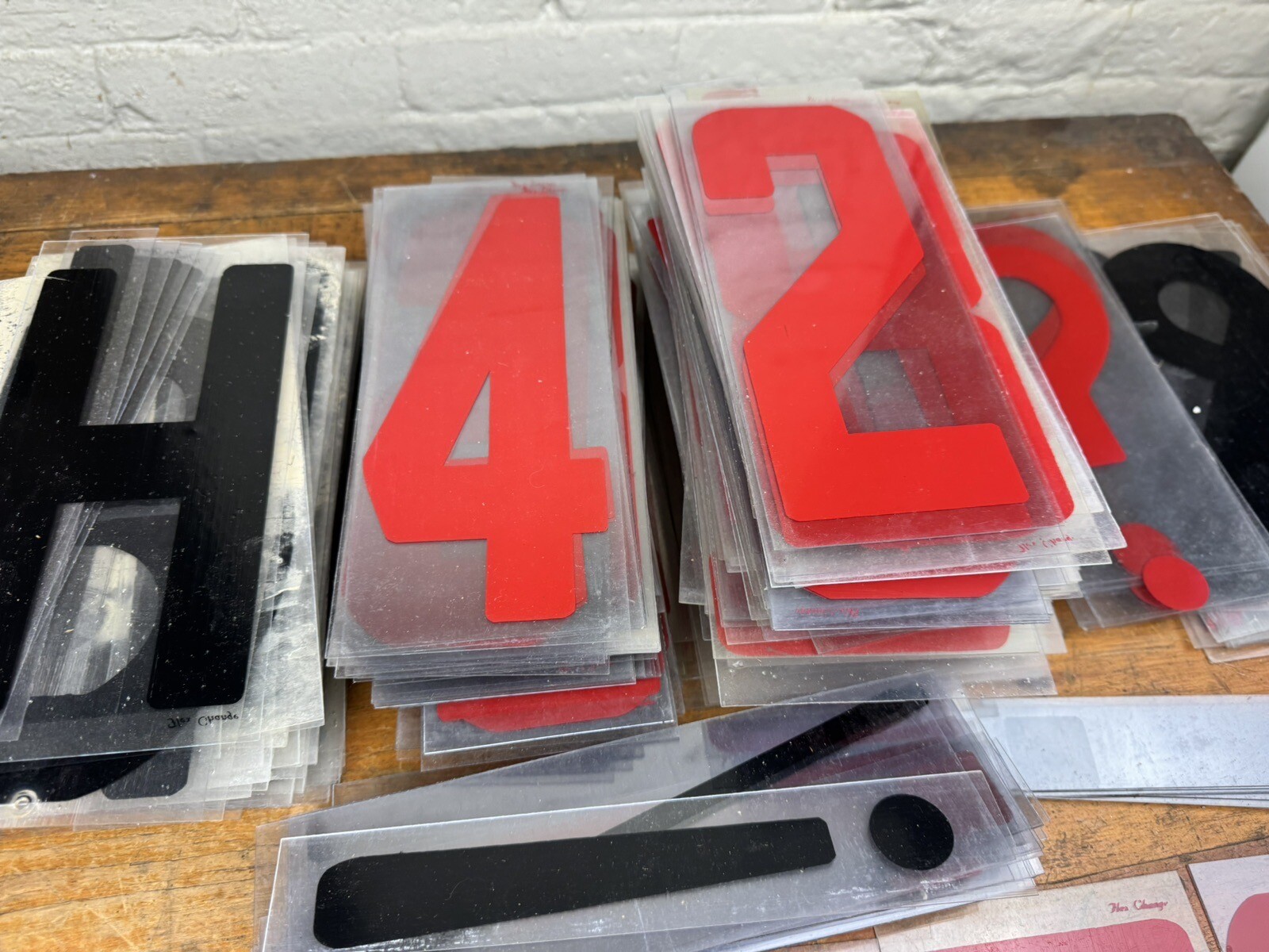 466 Flex Change LETTERS, NUMBERS, PUNCTUATION ~ 8 7/8&Prime;H, Sandwich Board, Cafe