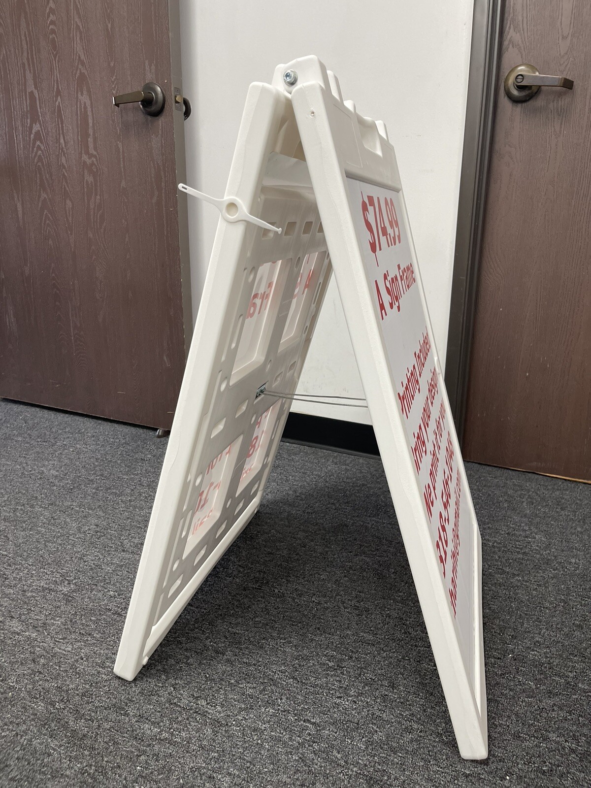 Custom REPLACEMENT SIGN A-Frame Sidewalk Sign replaceable Board 22.5&prime; X 29.5&prime;