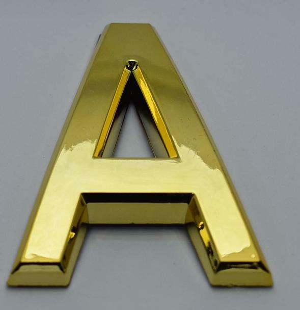 1 PCS – Apartment Number Sign/Mailbox Number Sign,Letter A (Gold,3D…ref0420