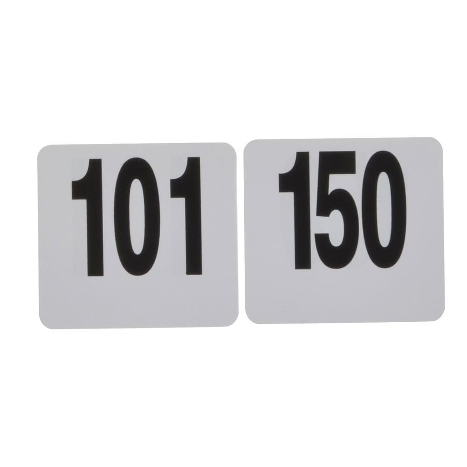 American METALCRAFT, Inc. 4150 Table Number, Heavy Plastic, Nos. 101-150, 4&Prime; …
