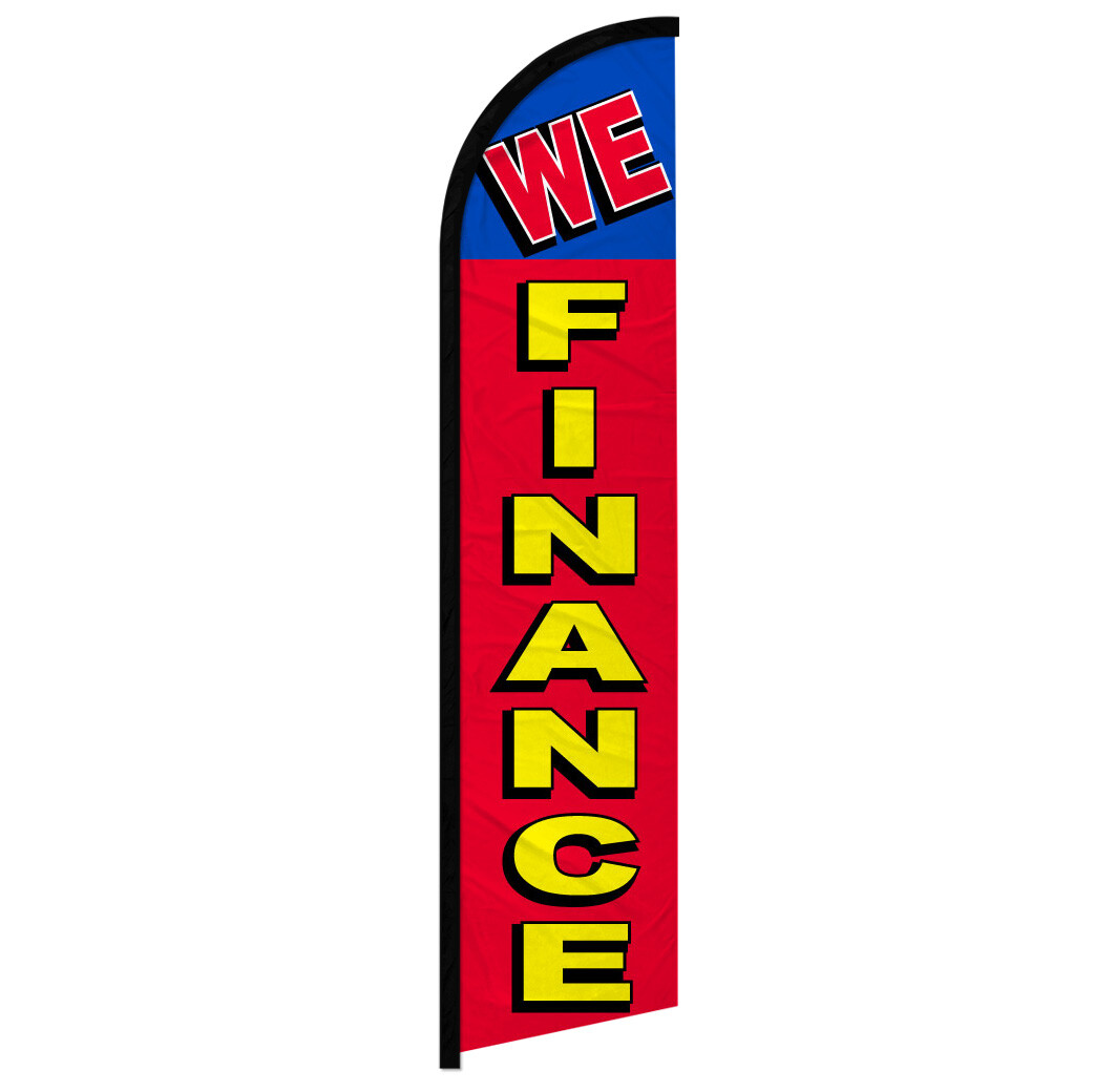 We Finance Windless Advertising Swooper Flag Financing Avilable