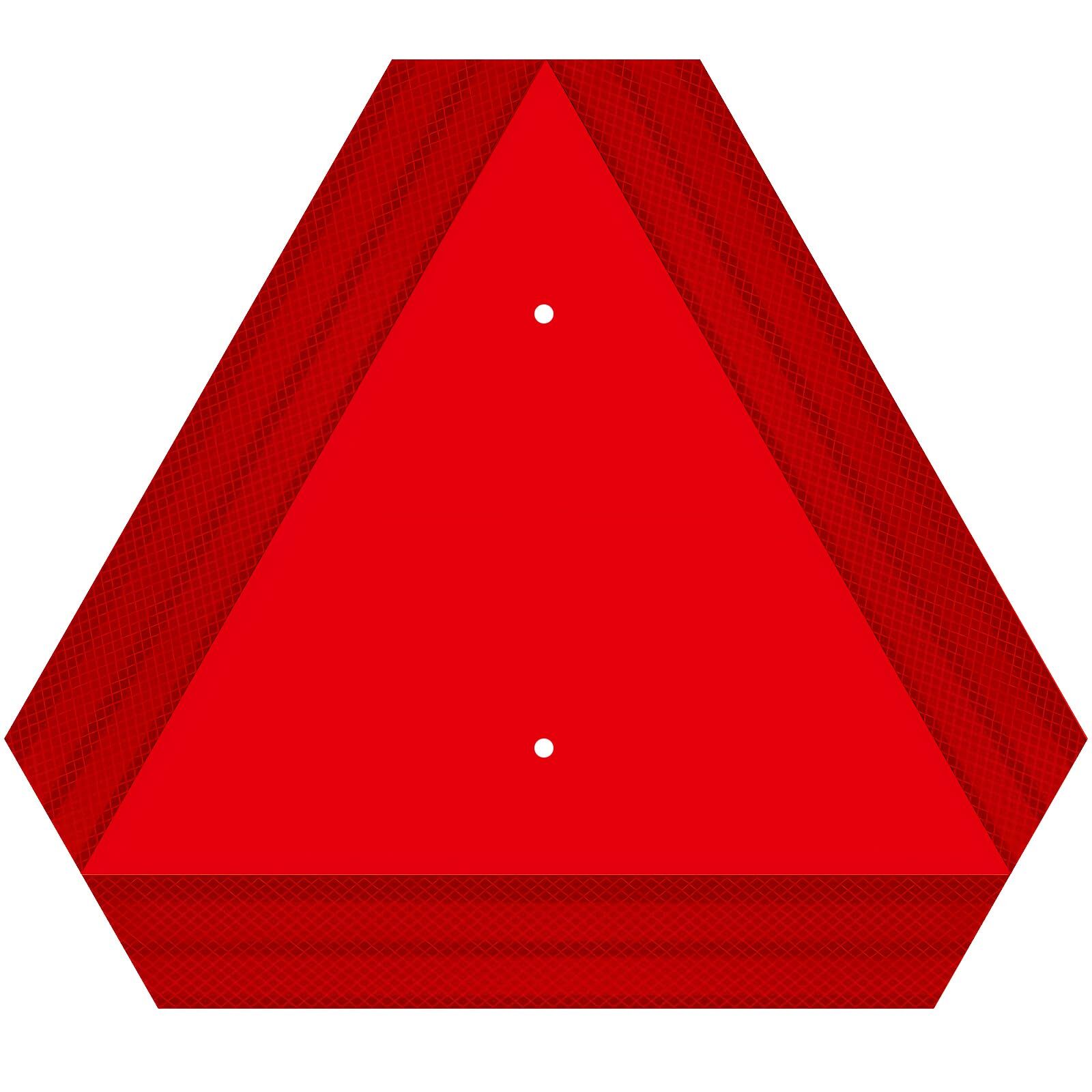 High-Quality Slow Moving Vehicle Safety Sign with Aluminum Grade Triangle Signal