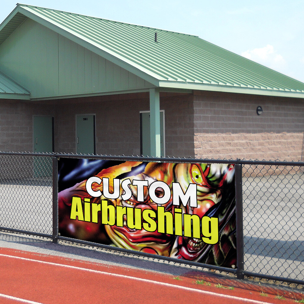 Vinyl Banner Multiple Sizes Custom Airbrushing Advertising Printing Business