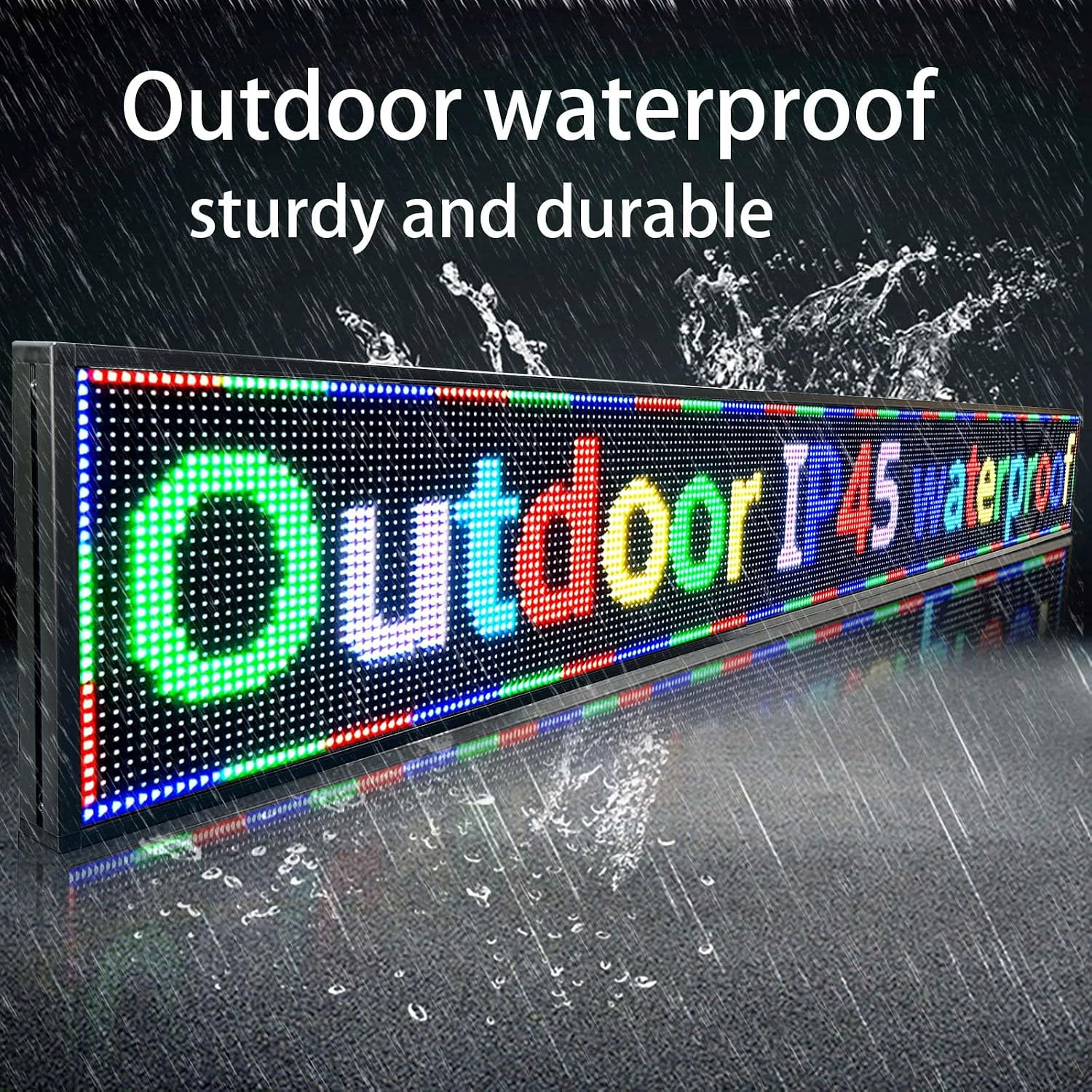 P10 Outdoor Led Sign Programmable Scrolling Digital Display Screen Message Board