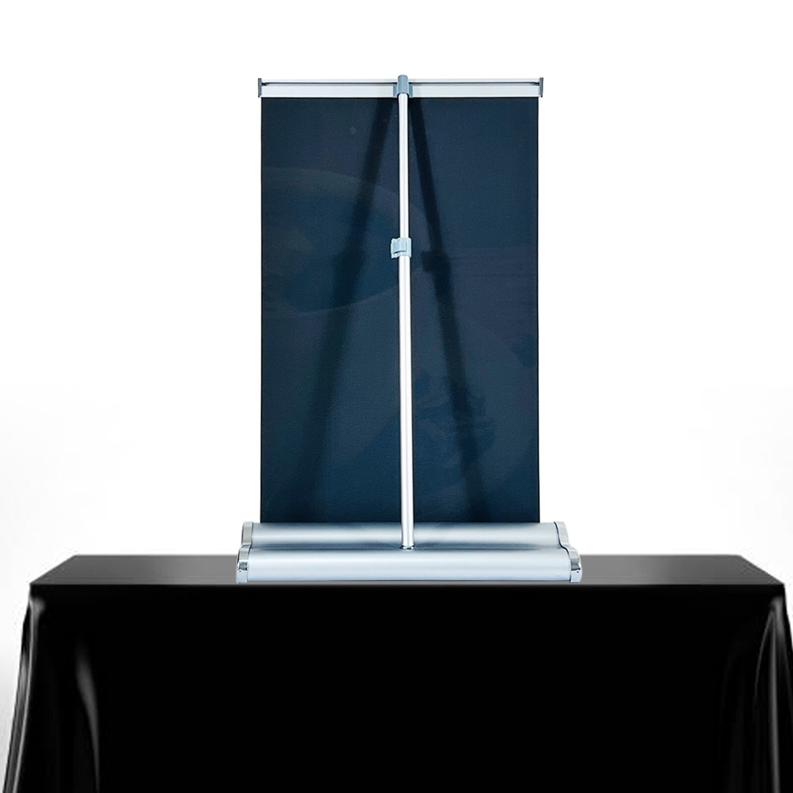 Deluxe Retractable Banner Stand 18&Prime;x20&Prime;-30&Prime; Adjustable Banner Stand Wide-base