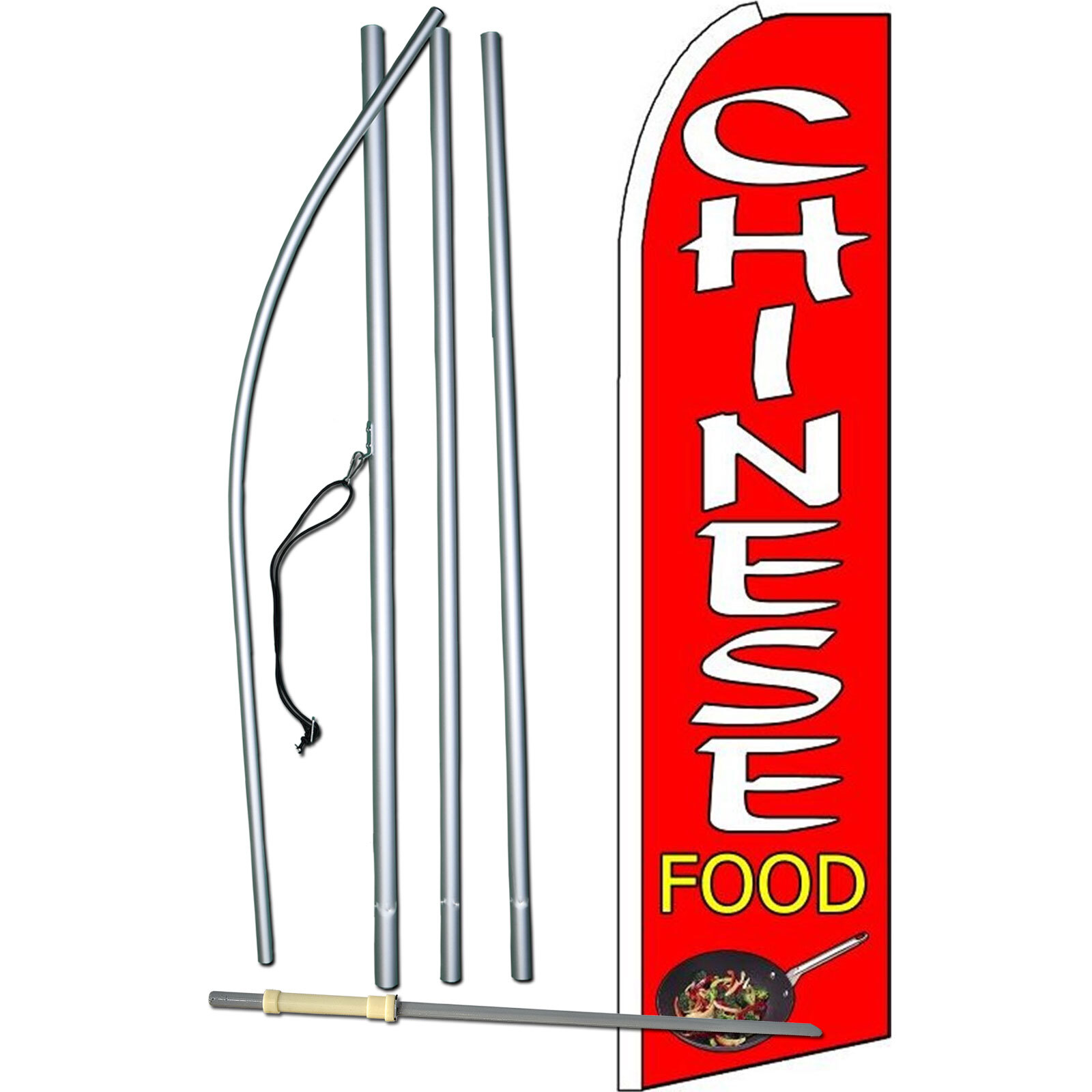 Chinese Food Swooper Flag Kit