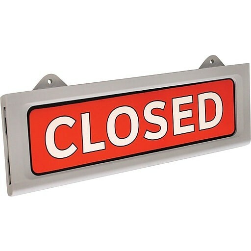 Cosco Sign with Character Set, Open/Close, 20&Prime; x 15&Prime;, 1 each