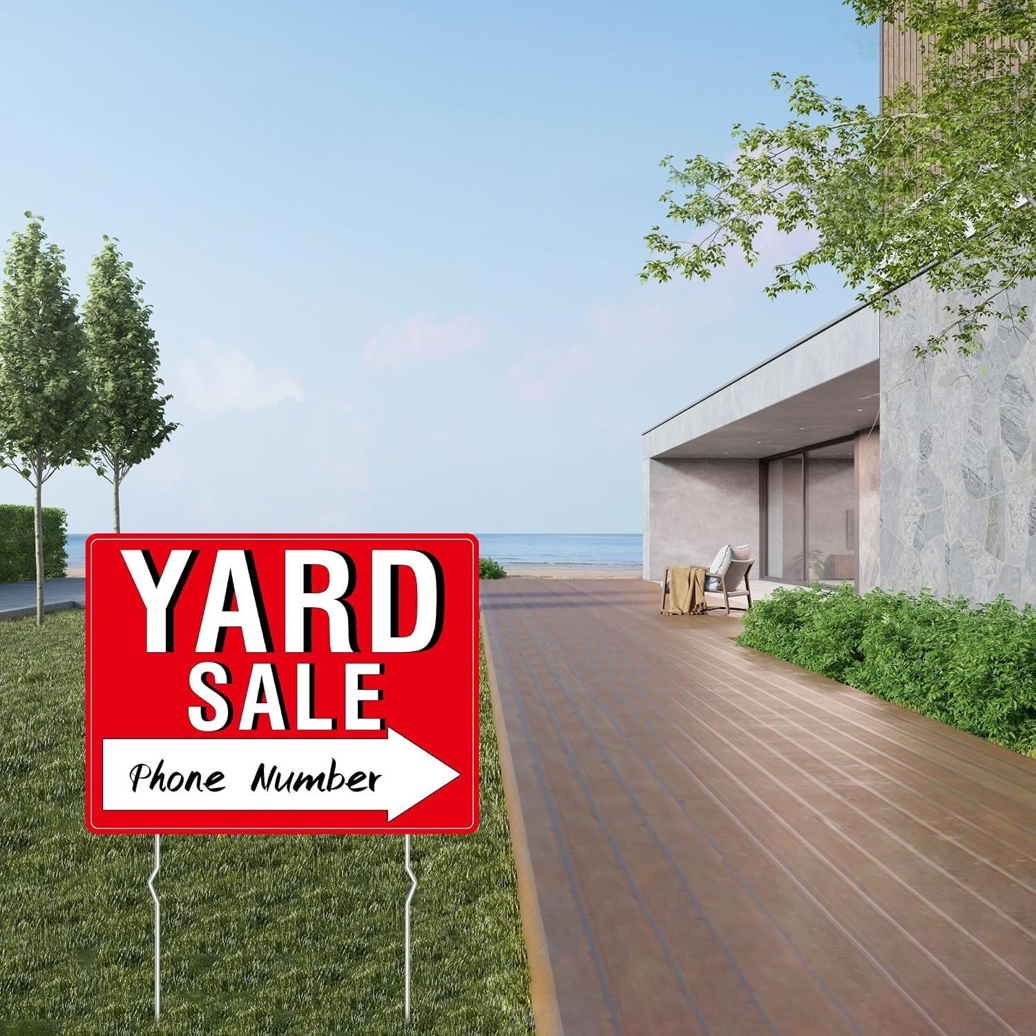 Ultimate Yard Sale Sign Kit: 3 Double-Sided Signs with 960 Price Labels Included