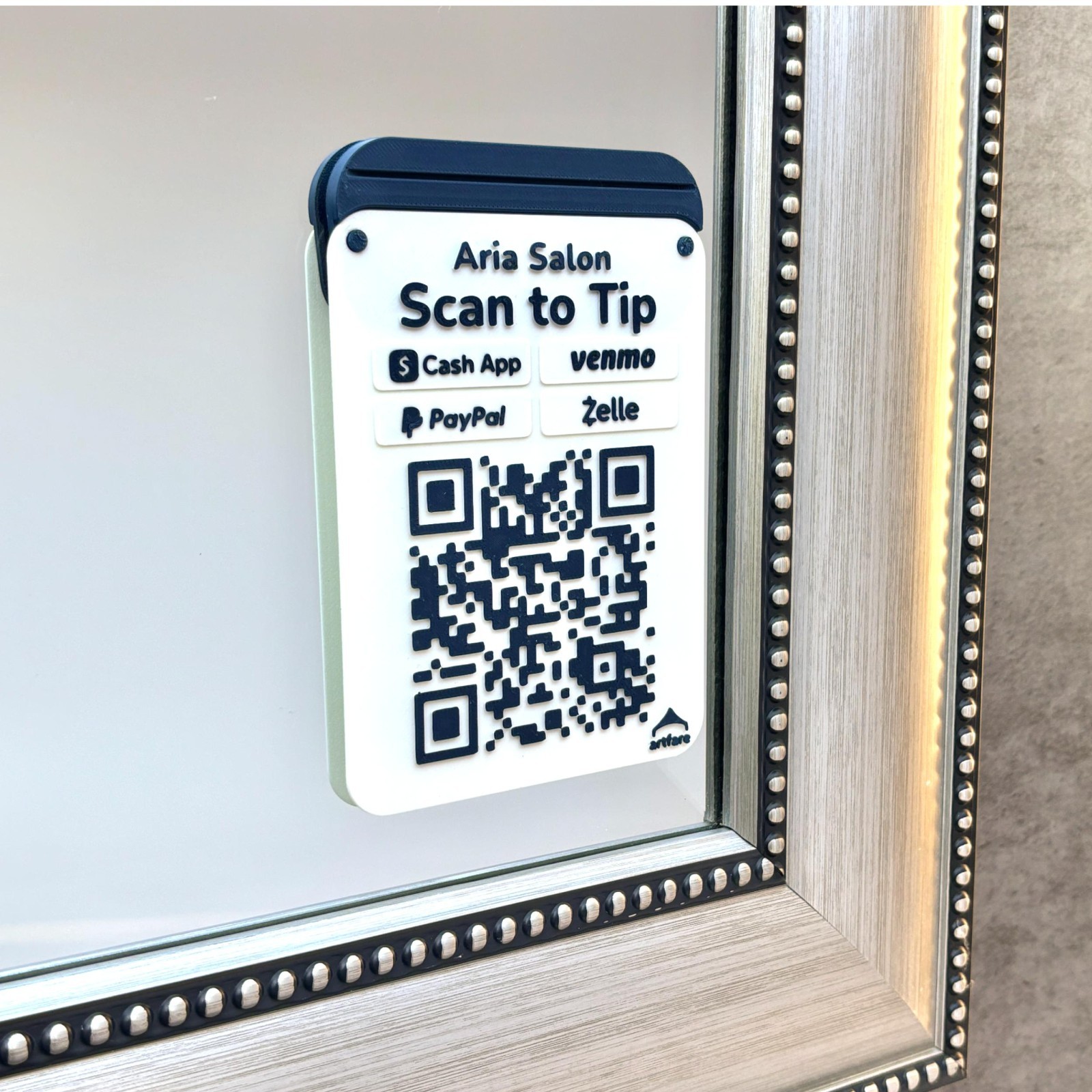 Thin QR Code Payment Sign – Artfare Micro