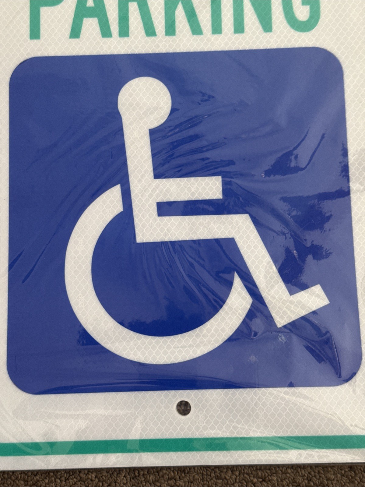 2 Reserved Handicap Parking Sign Aluminum Composite Metal Car Lot Signs 8&Prime;x12&Prime;