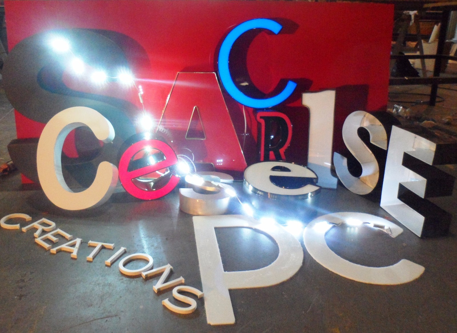 Outdoor LED Signs – 24&Prime; Channel Sign Letters- Superior Quality made in the US