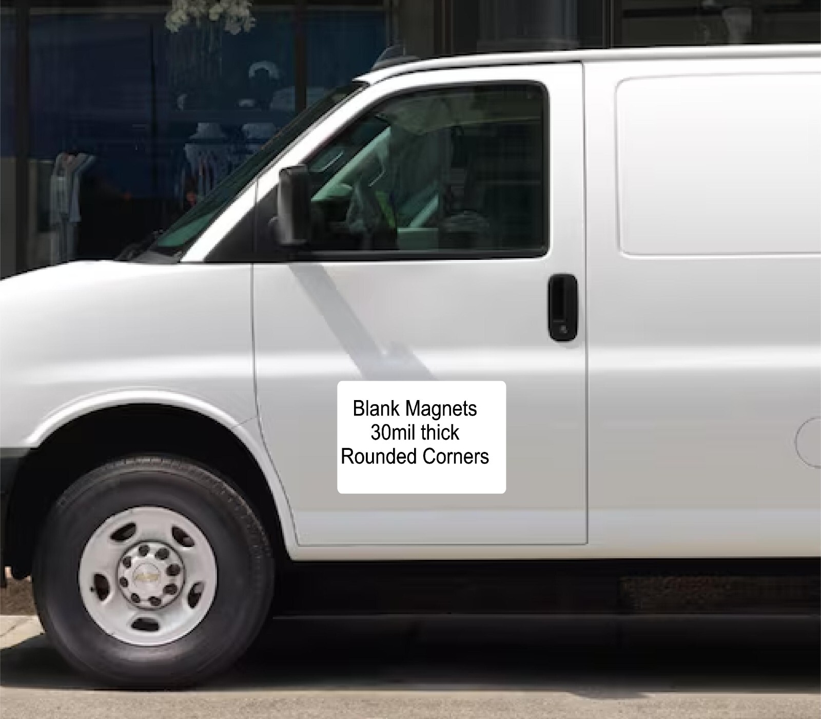 BLANK HEAVY DUTY VEHICLE MAGNET TRUCK CAR STICKER DECAL SIGN GRAPHIC 12&Prime; x 18&Prime;