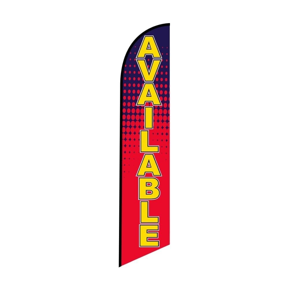 (Pack of 3) Tall Swooper Feather Flags (Rent Me, Now Renting, Available) for…