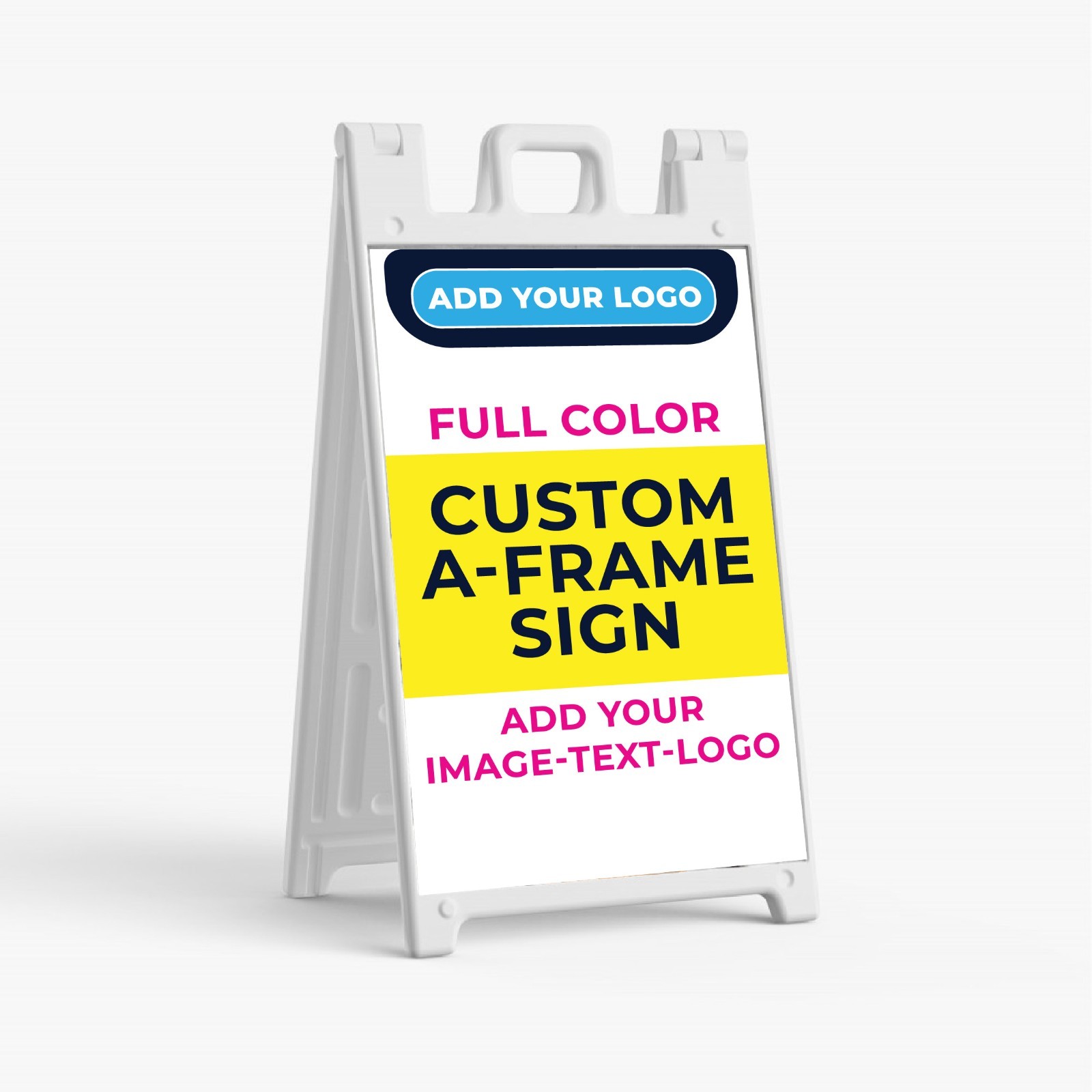 Custom A-Frame Sign | 24&Prime;x36&Prime; | Graphic + A-Frame | Single Side & Double Side
