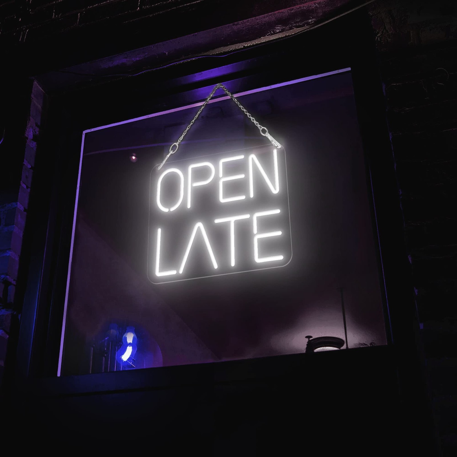 Open Late Neon Sign (17.2×13.3 ») Neon Open Sign Led Open Signs for Business …