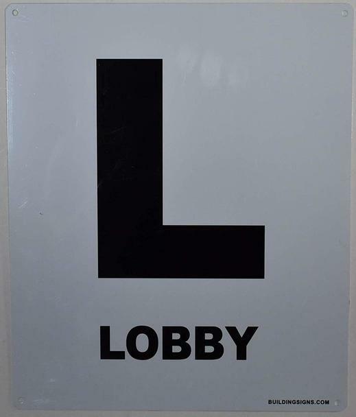 Lobby Sign (White, Rust Free , 10X12)-Grand Canyon Line–REF24-1027
