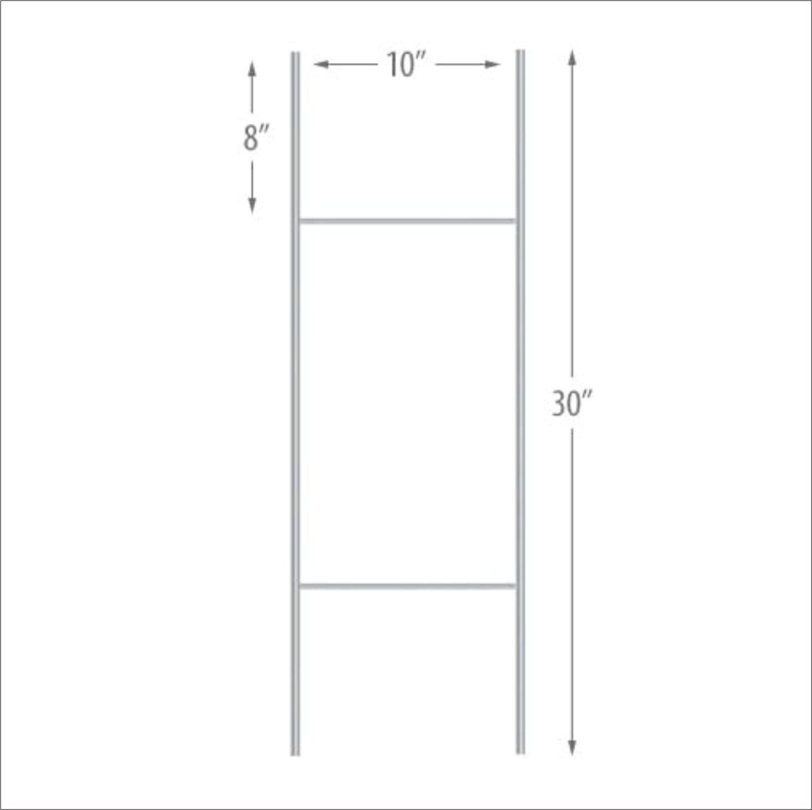24 x 18 Yard Signs – Custom Corrugated – Full Color – 2 Sided – Stakes Optional