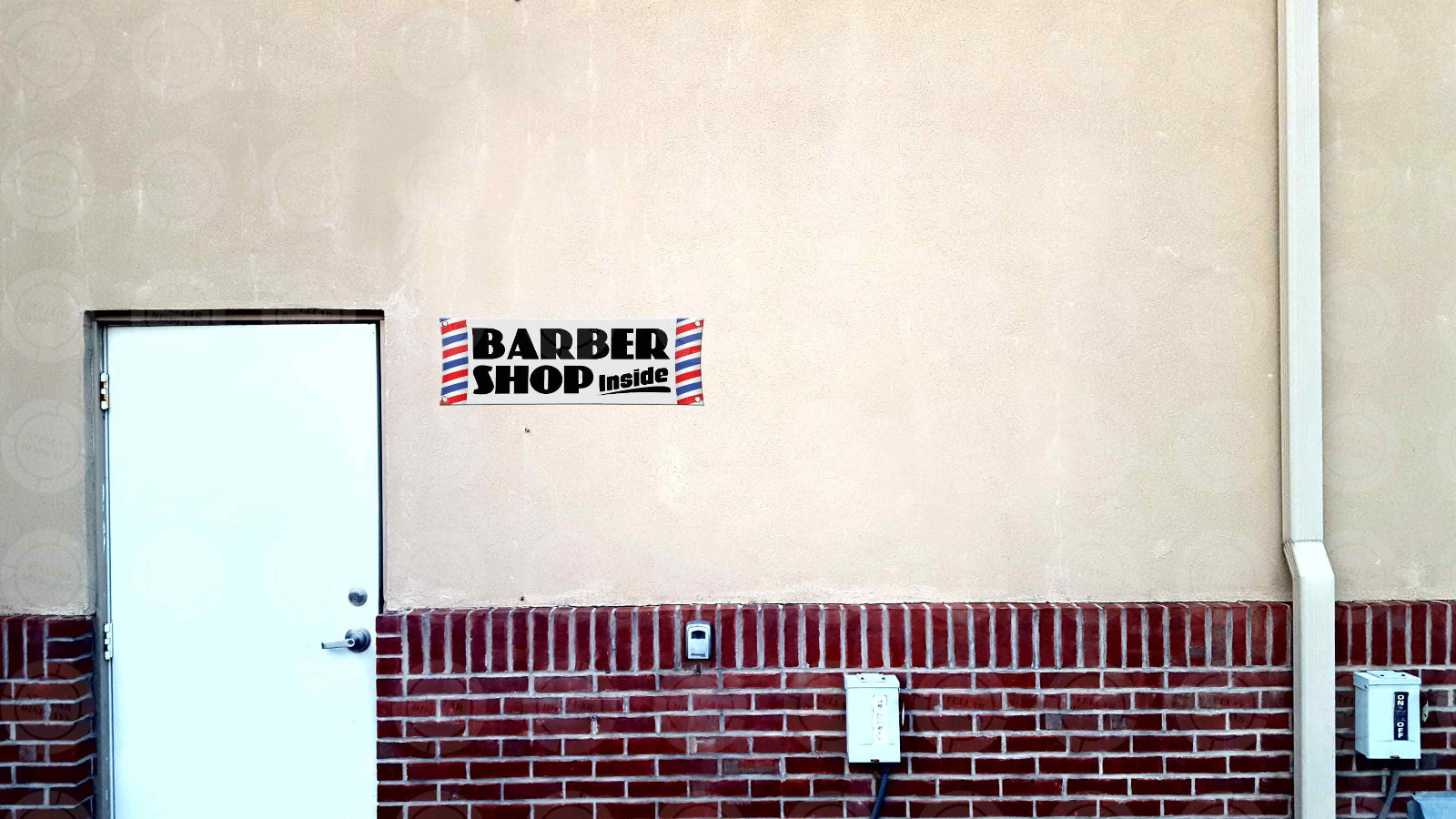NOW HIRING Banner Barbershop On Duty Sign Hiring Display Open Pole Cheap New Cut