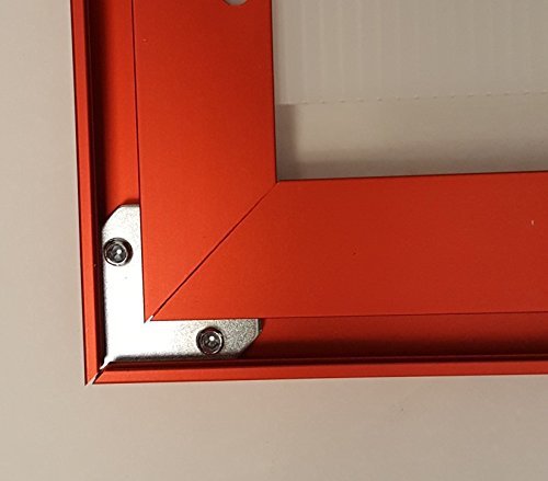 Inspection frame 8.5&Prime; X 11&Prime; RED ( Heavy Duty – Aluminum)-REF24-1027