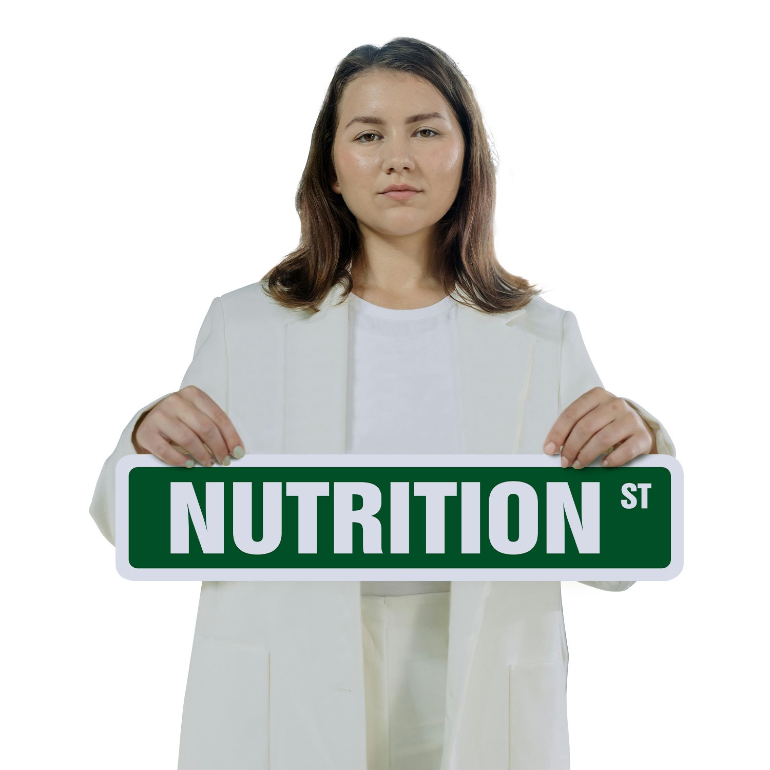 NUTRITION Street Sign (2 Pack) healthy eating dietary dietitian good