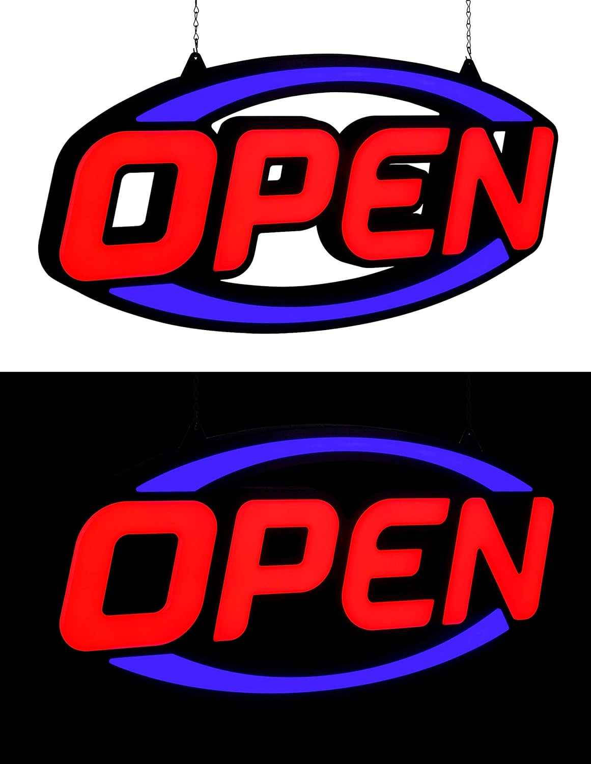 2026 Model 32&Prime; X 16&Prime; LED Neon Open Sign – Ultra Bright Extra Jumbo Large – Remot
