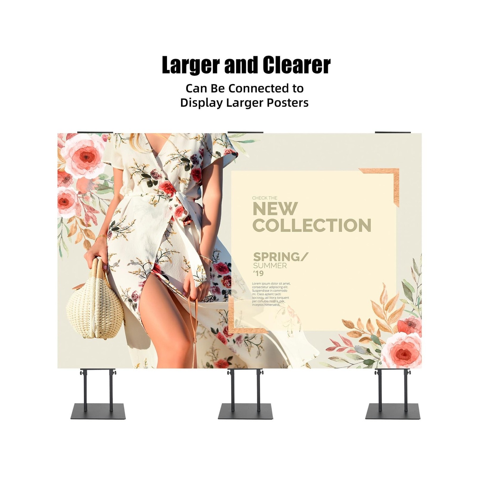 Poster Board Stand for Display, Heavy Duty Floor Sign Holder for Foam Board, …
