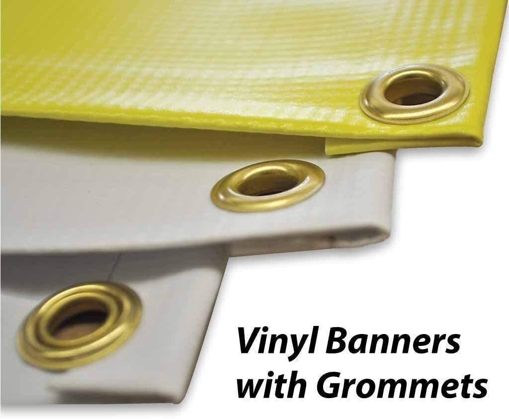 Now Leasing Banner 2×6 Feet Heavy Duty Vinyl with Grommets Every 2 Feet