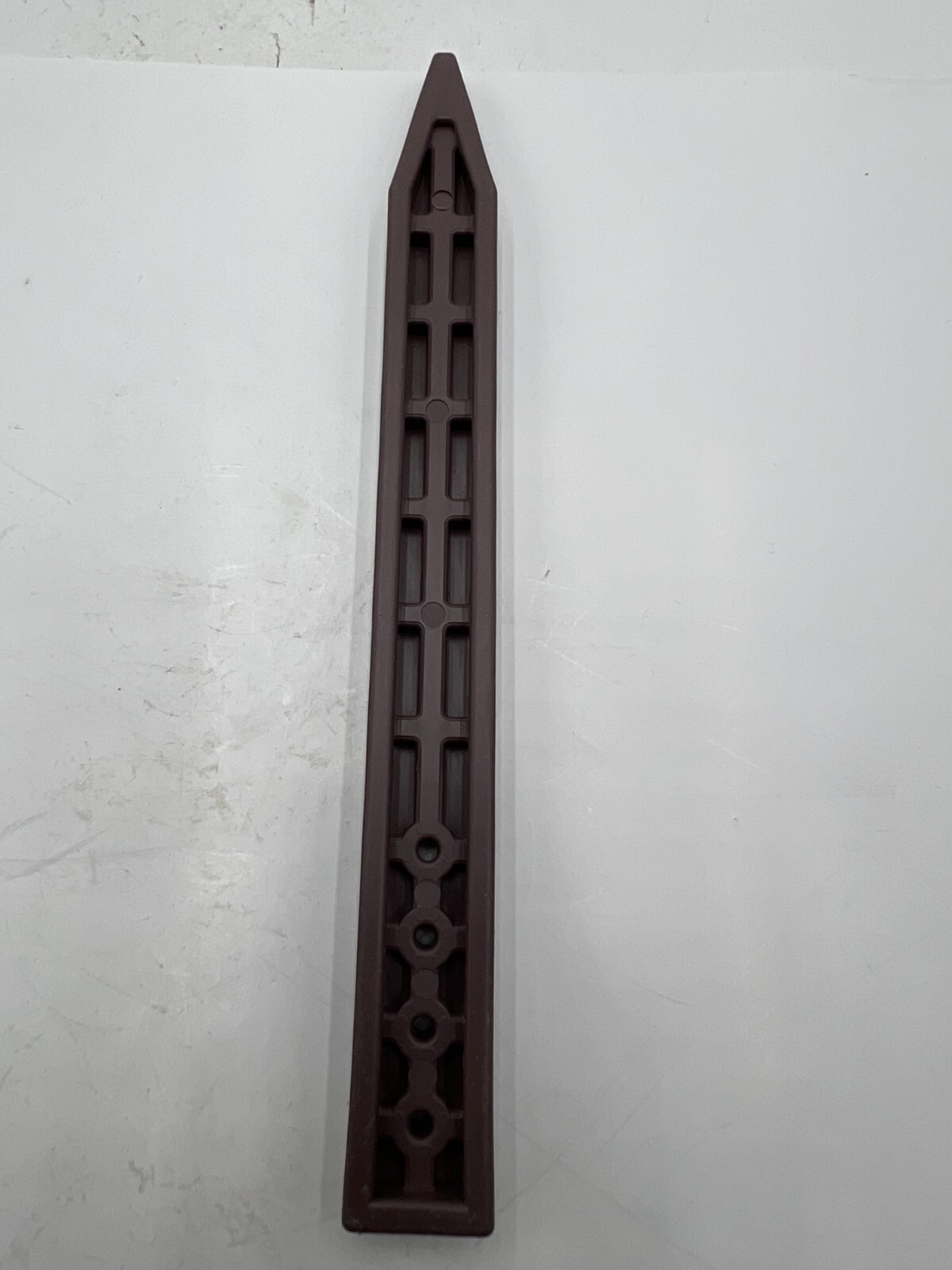 (QTY 3) Pre Drilled Stake 12&Prime;, Brown