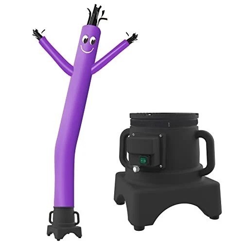 8FT Inflatable Waving Man Fly Puppet Dancer with Blower Green