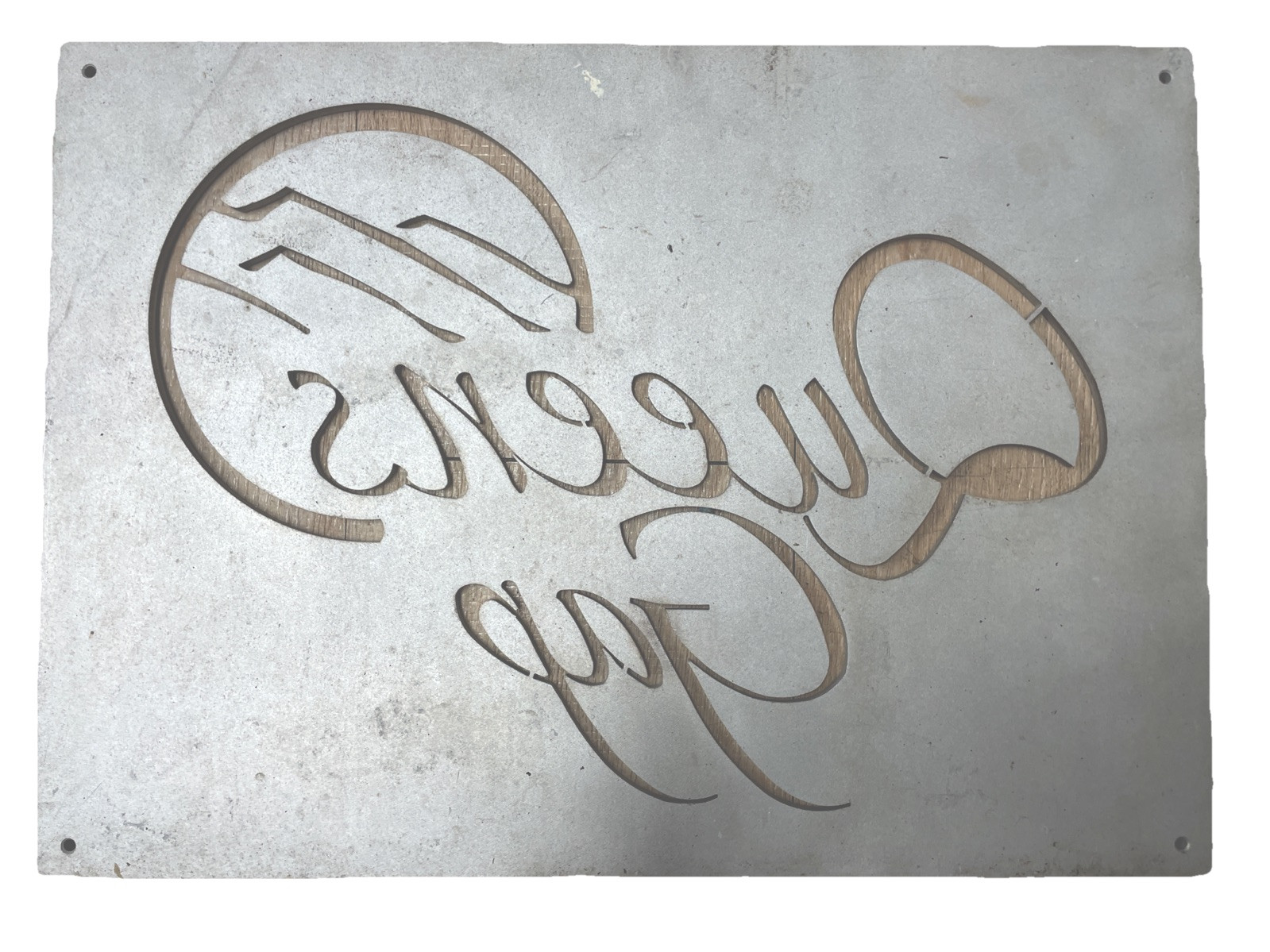🔥 Queen’s Gap Blairsville GA Sign 🌙 Custom 13”x18” Aluminum – 5.2 lbs