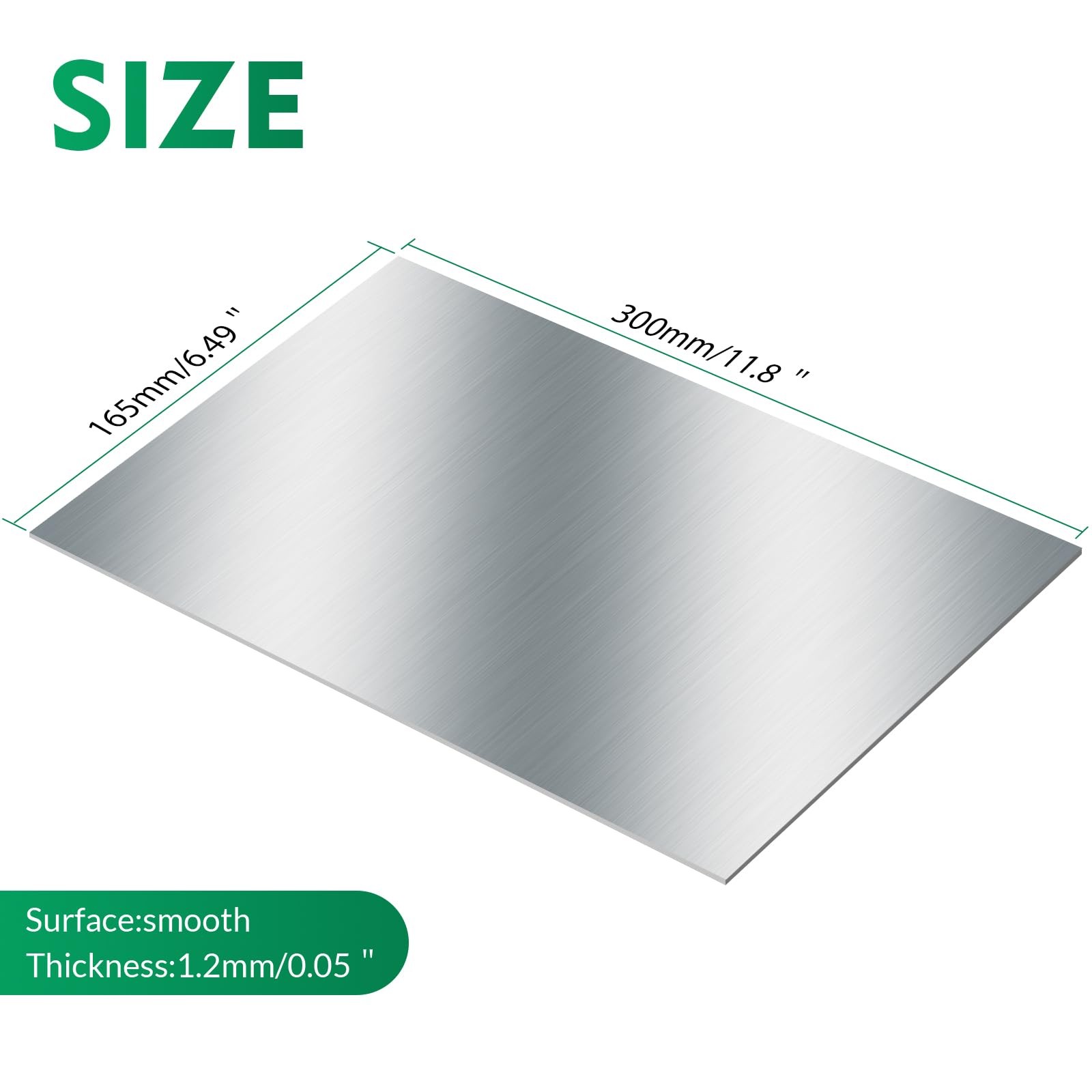 12 PCS 11.8×6.49×0.05 Inch Double Color ABS Plastic Sheets Engraving Signage