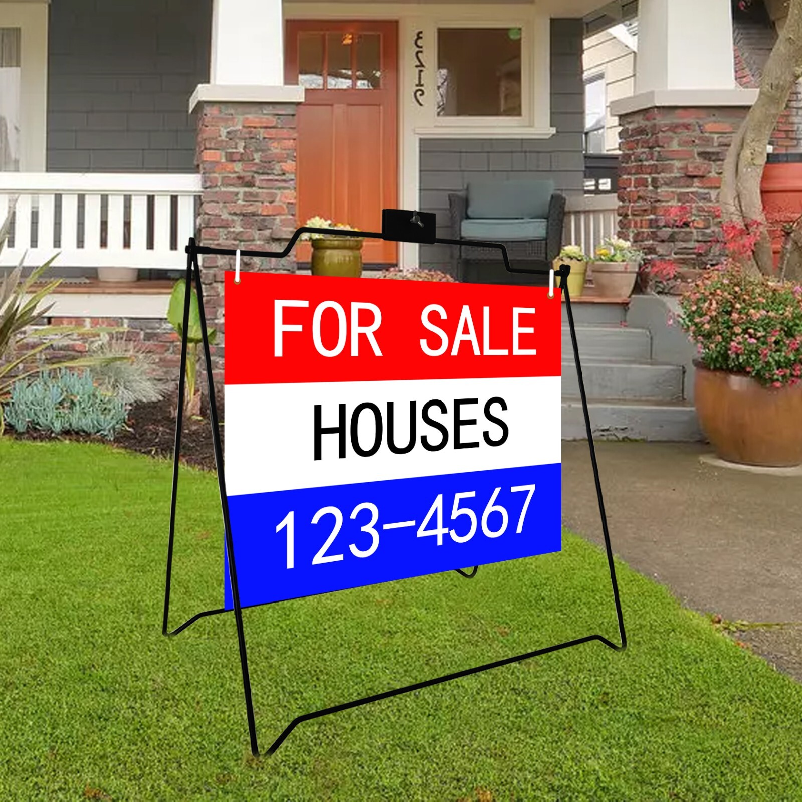 BLACK A-Frame 22&Prime;x18&Prime; for Restaurants Shops Parking Open House Signs 10 UNIT
