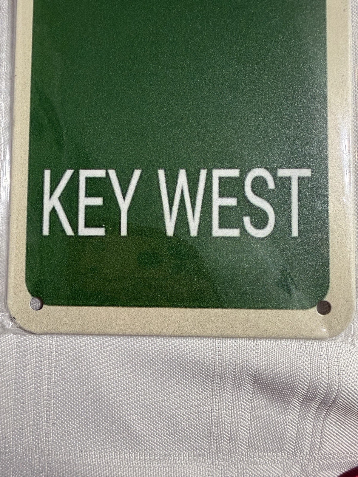 MILE 0 KEY WEST Metal Tin Street Sign~ Generic~ 16”X4”~ NEW SEALED~ FLORIDA