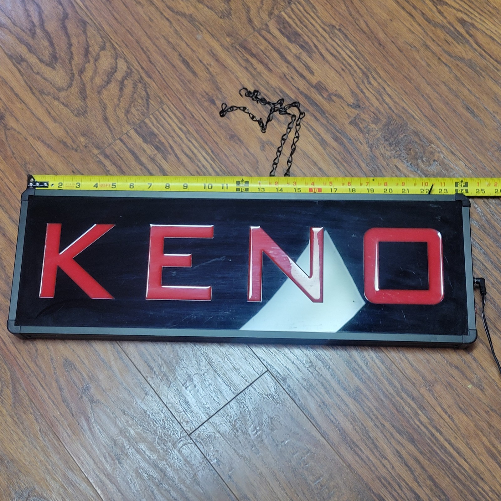 Keno Light Up Led Sign Store Window Lottery Sign Vintage Pro-Lite