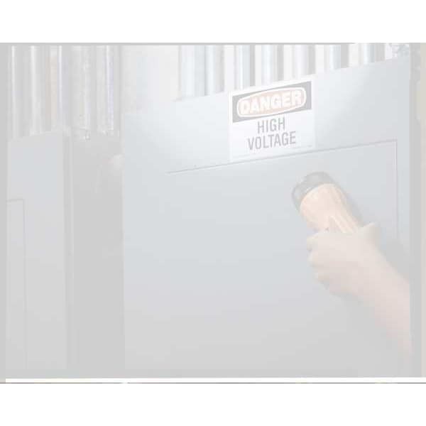Brady 21000Ls Danger Label, Electrical Hazard, Pk8, 21000Ls