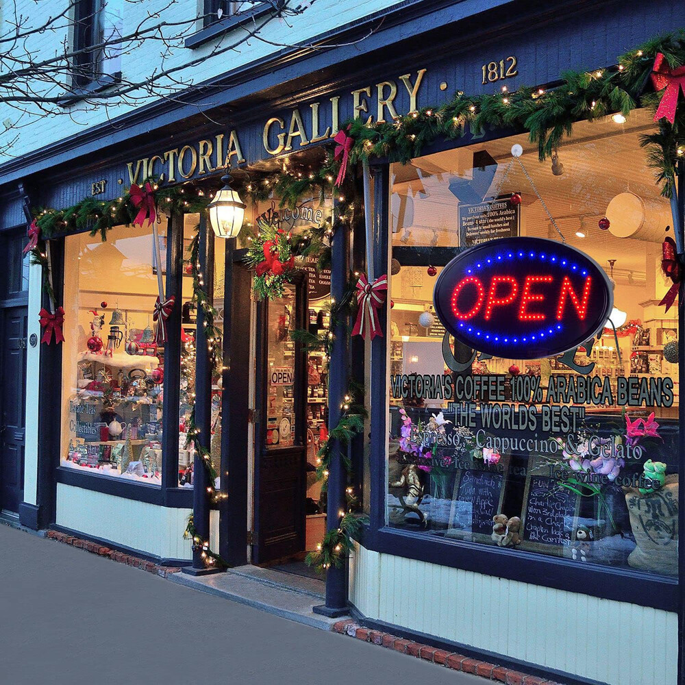 OPEN Business Sign Animated Motion Ultra Bright Store LED Neon Light with ON/OFF