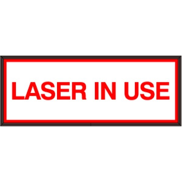 Signal-Tech 38832 SBLF718W-193R/120-277VAC LASER IN USE Indoor LED Backlit Sign
