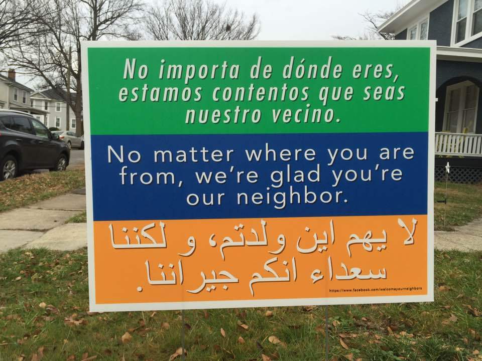 12 Packs No matter where you are from, we&rsquo;re glad you&rsquo;re our neighbor SIGNS/SHIP
