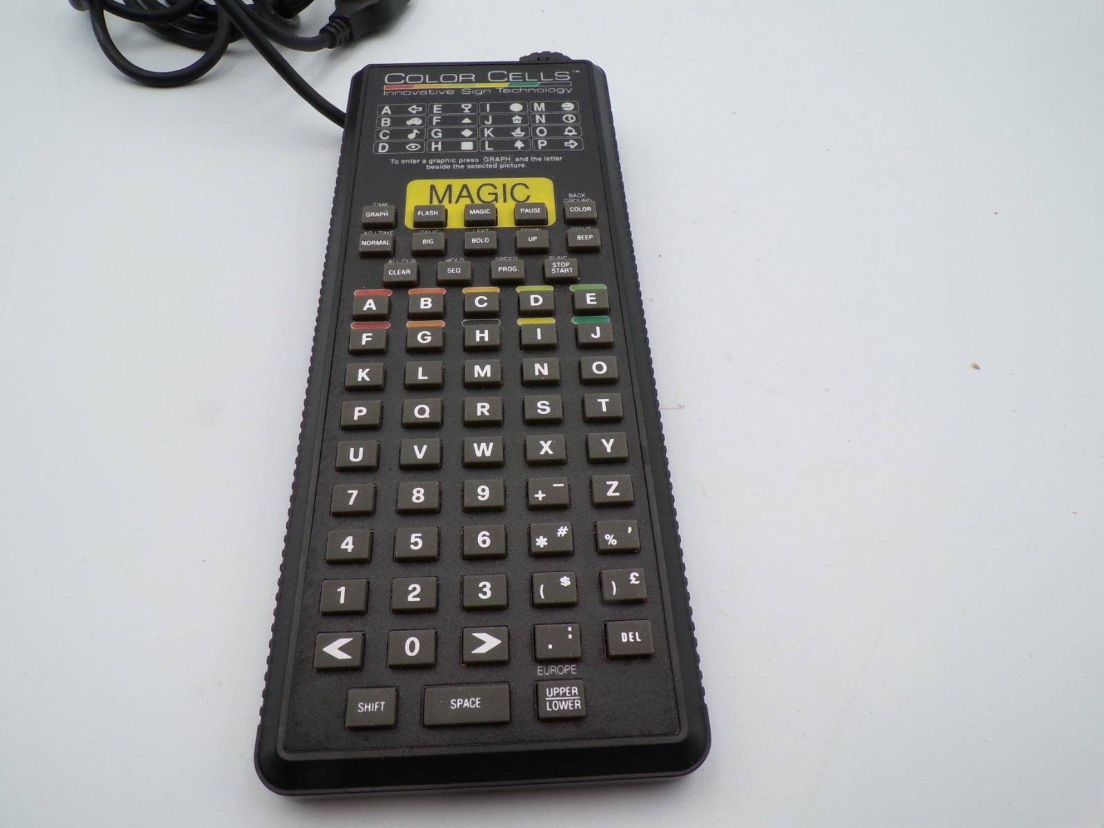 Color Cells Innovative Sign Technology Keypad / Remote Model CC110