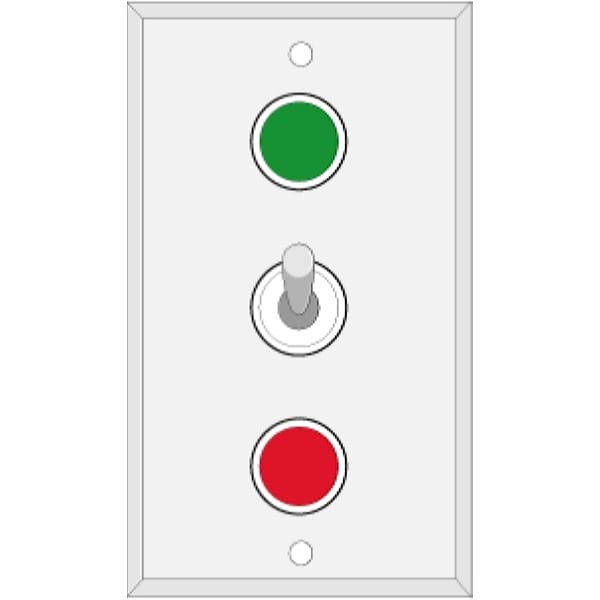 Signal-Tech 52610 SG3 DPDT/12VDC Single Gang Switch (1-DPDT), 2 pcs