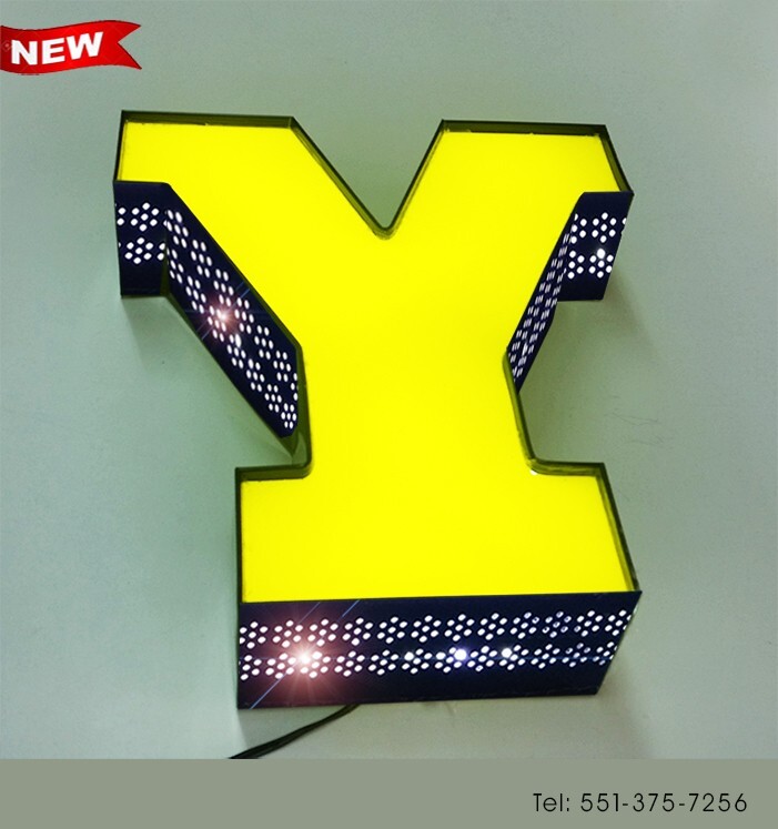 New Custom Made Led Channel Letter, Front-Lit and side-Lit 20 Inches