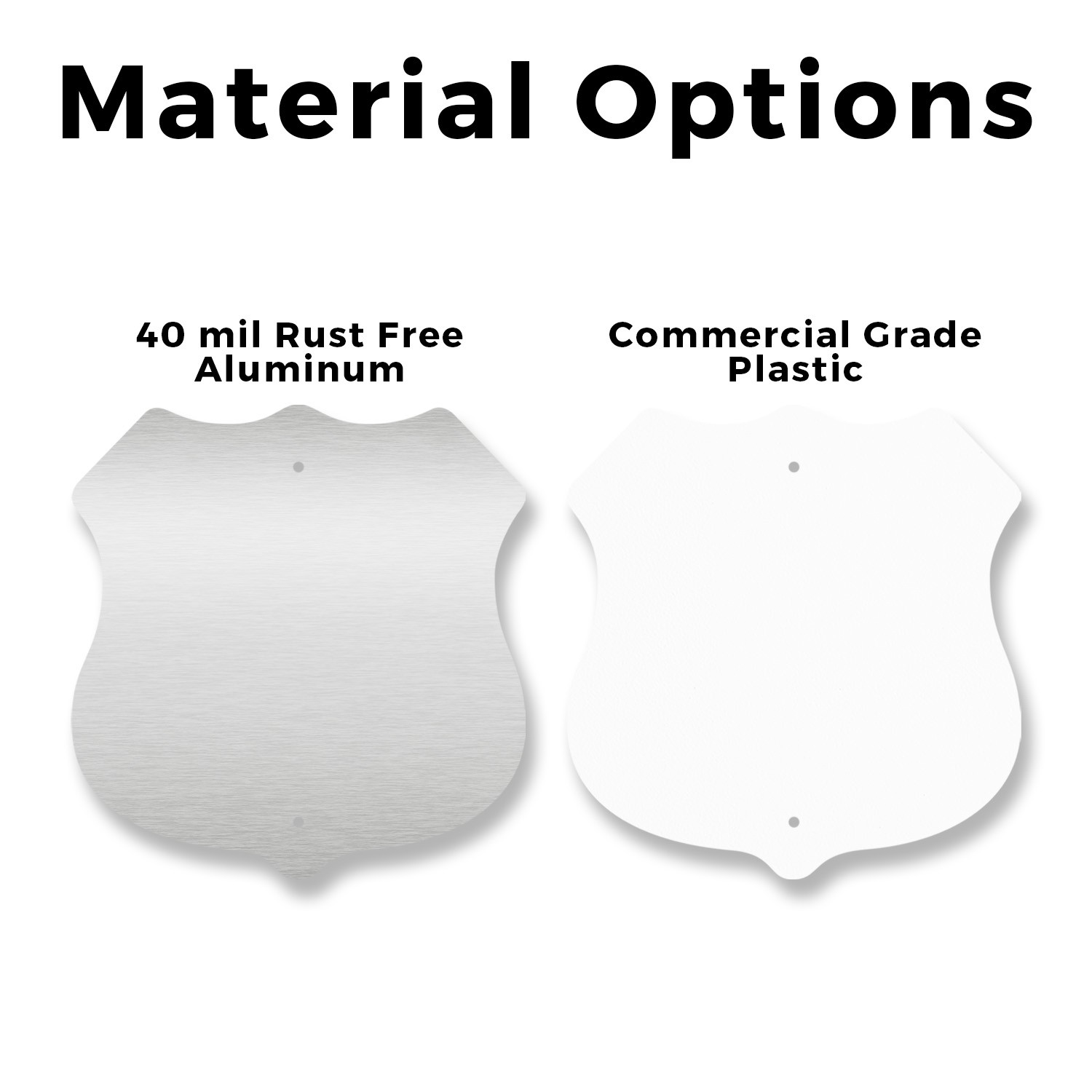 No Spray Shield Sign Organic Farm Shield Shaped Sign With Stake Weather proof