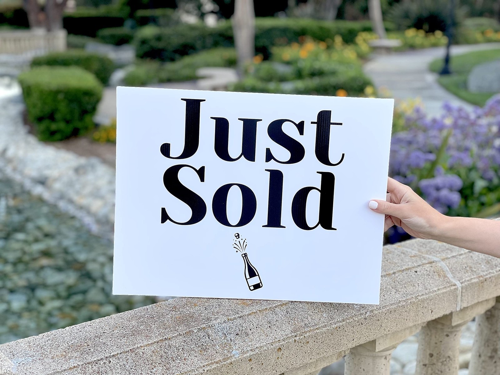 Sold Sign Real Estate – Just Sold Sign for Realtor – Said Yes to the Address …