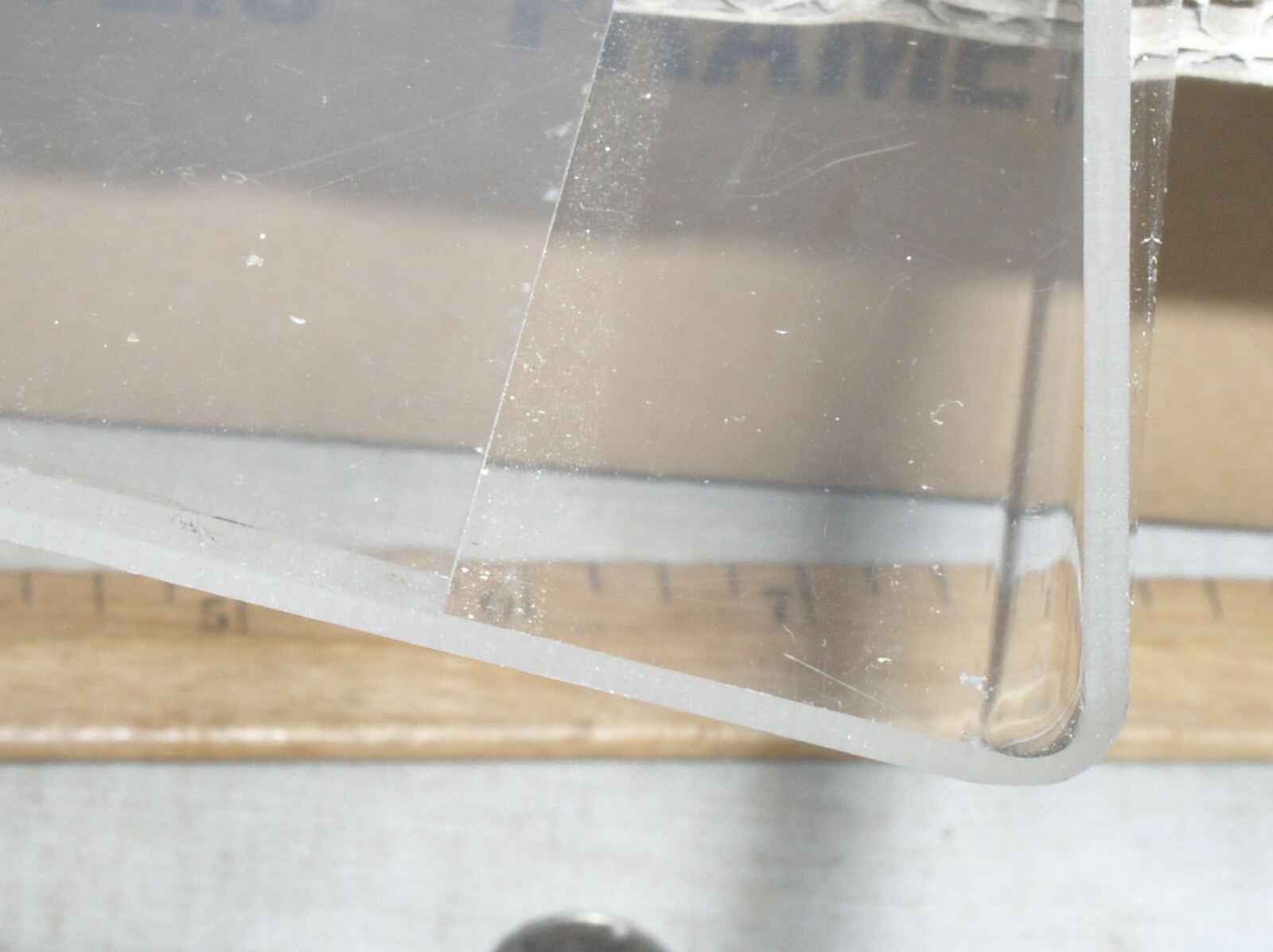 12 CLEAR PLASTIC ACRYLIC 8 BY 10 INCH DESK TABLE ANGLED PHOTO PICTURE FRAME CASE